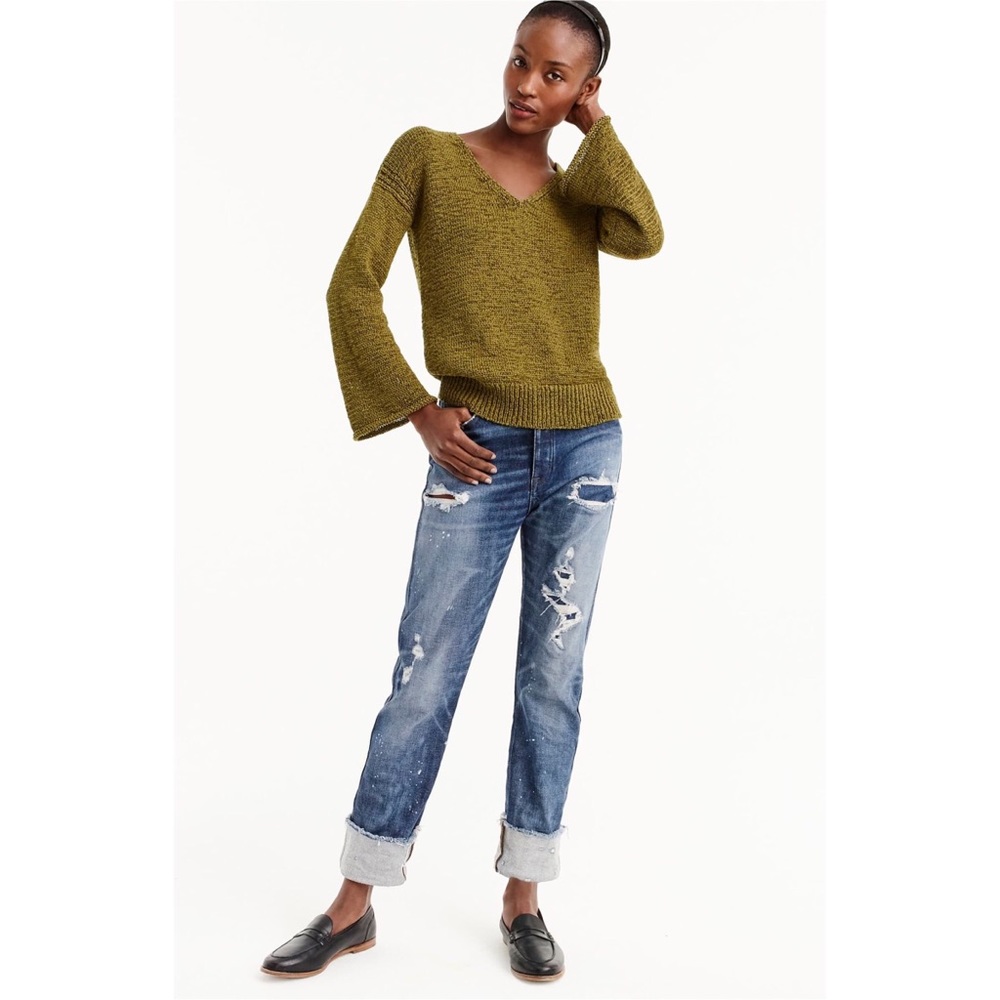 J. Crew Flared-sleeve Swing Sweater